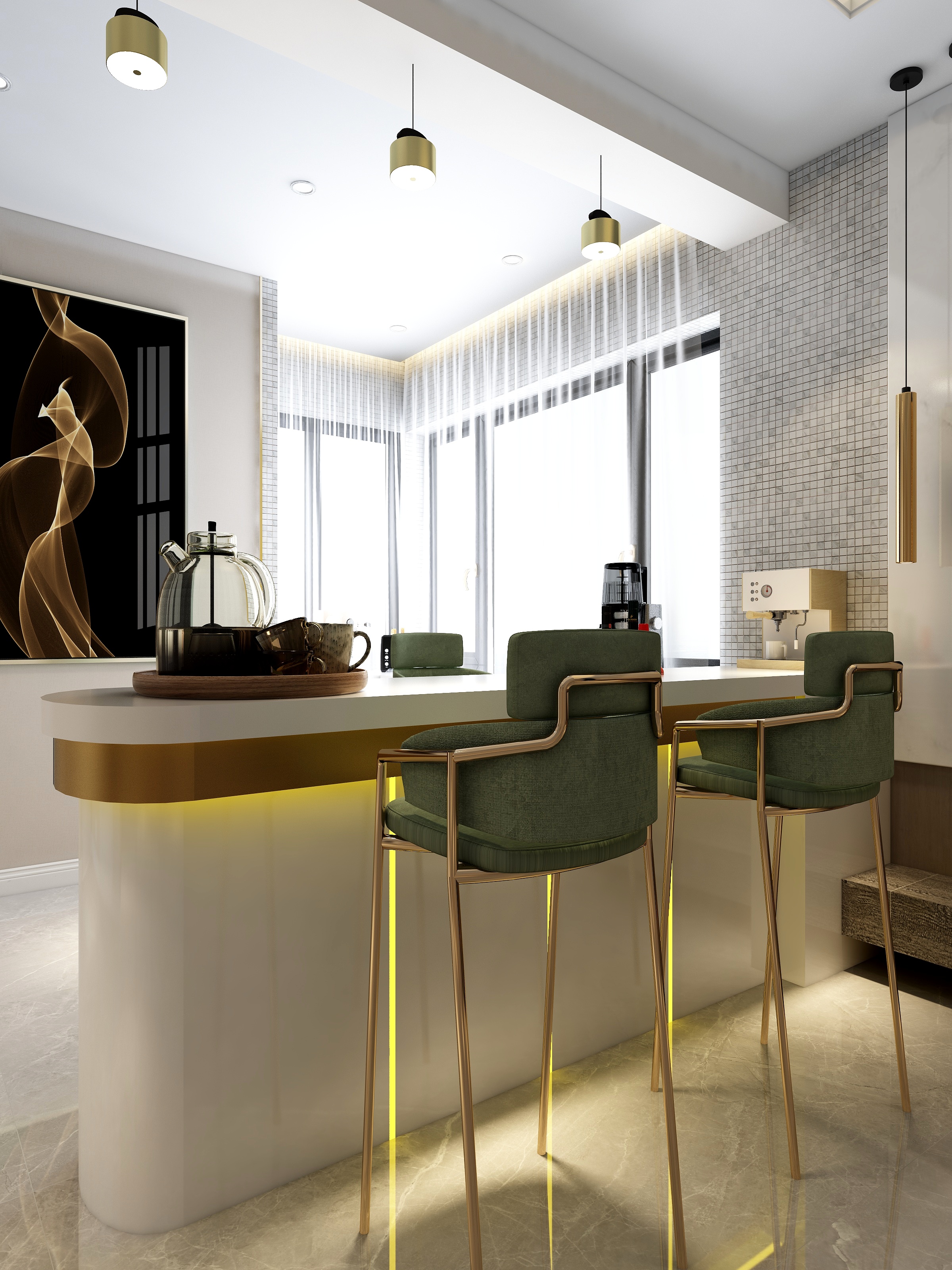 光芒JDT-西安曼城国际公寓小户型改造-装修设计方案