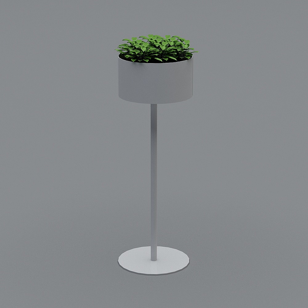 立式花盆C Zas3D模型