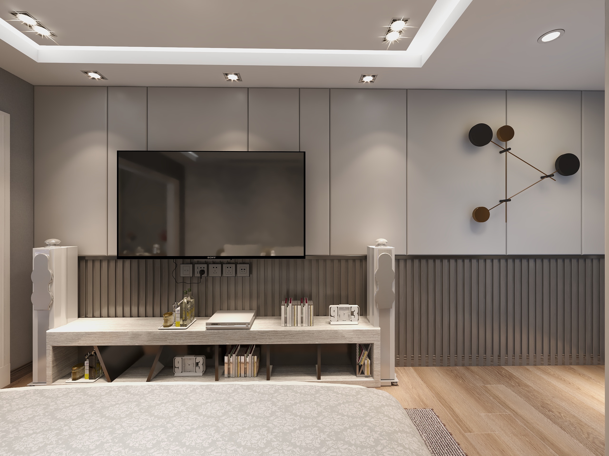 一只有梦想的设计狮-现代轻奢-163装修效果图