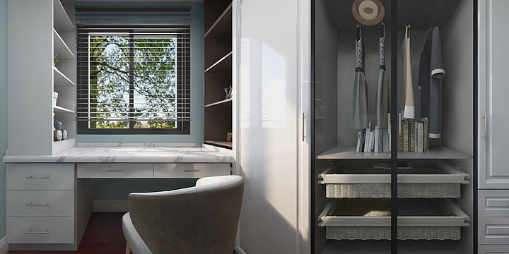 设计师郭琛-淮海壹号衣帽间-装修设计方案