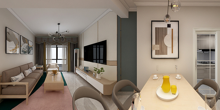 海南设计李工-燕姐-北大华府-装修设计方案