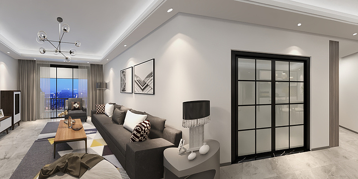 设计师罗先森-桑泰龙樾2-A-801-装修设计方案