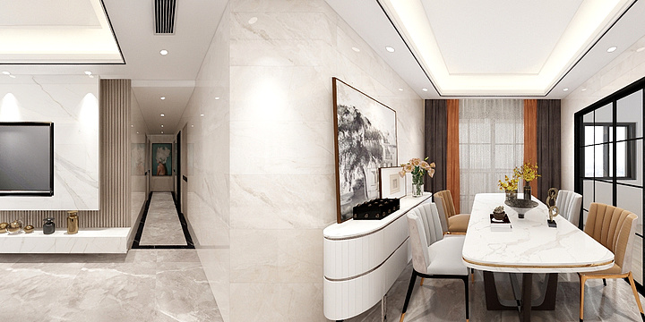 Designer阿陆-凤凰城3期308栋23A03卓小姐雅居-装修设计方案