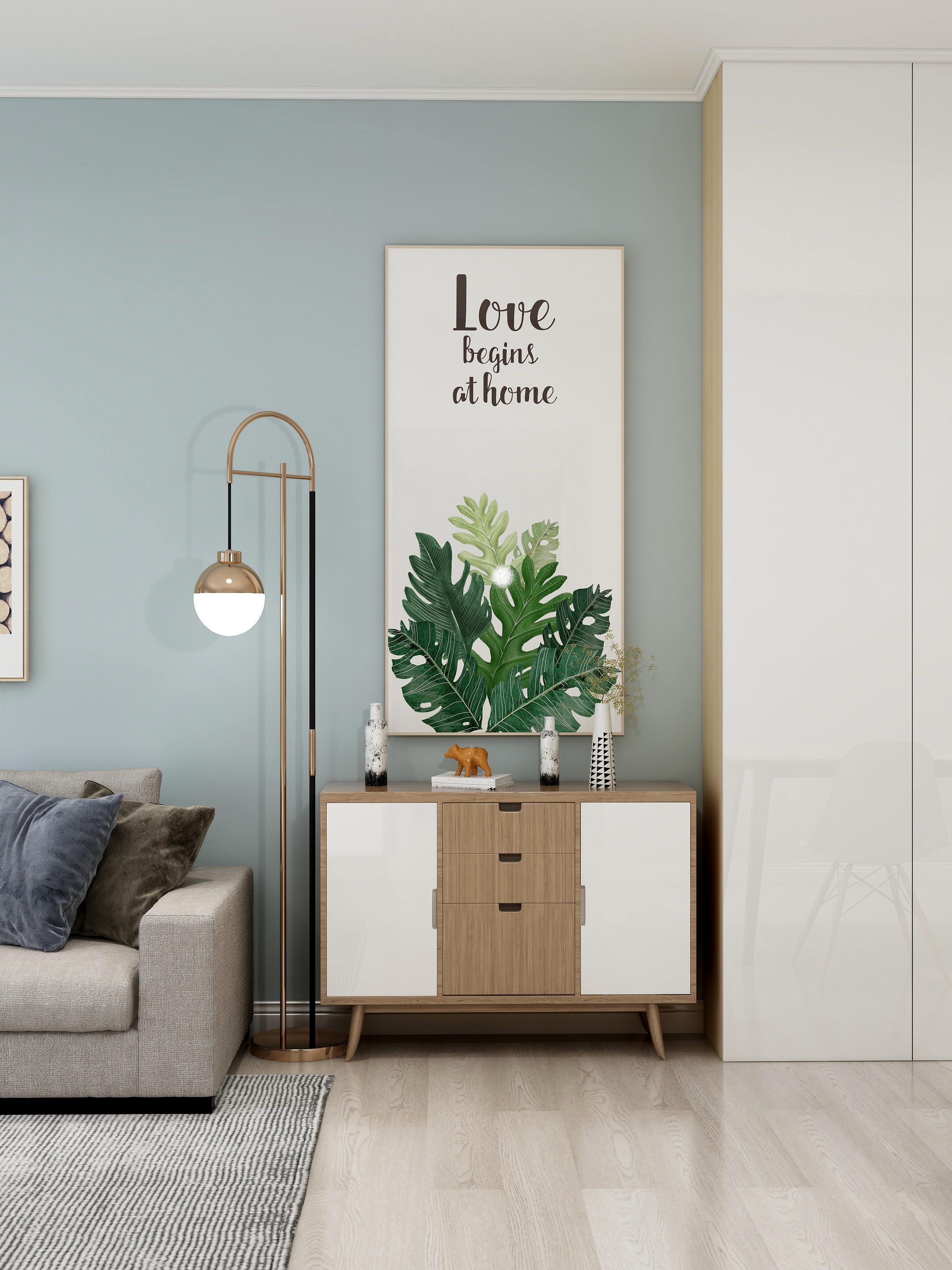 设计师middot晓晓-北欧清新风-装修设计方案