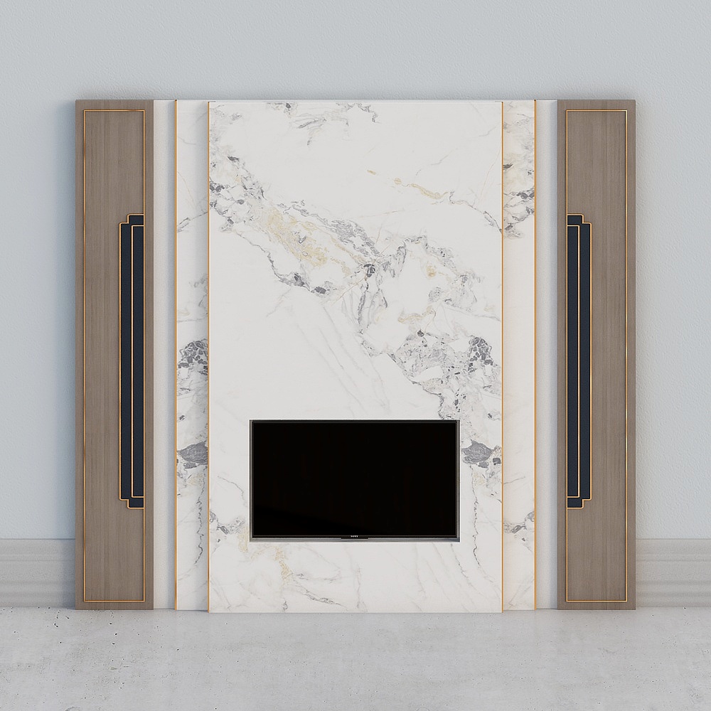 背景墙3D模型