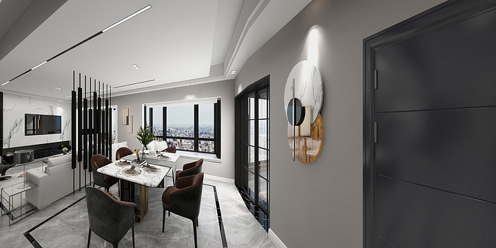 黄正恺-泰康博观19-1-701黄哥后现代轻奢-装修设计方案