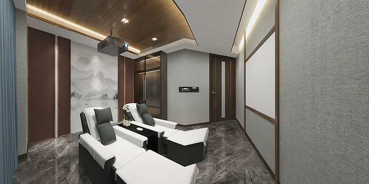 一贪图-大河坎足浴31-装修设计方案