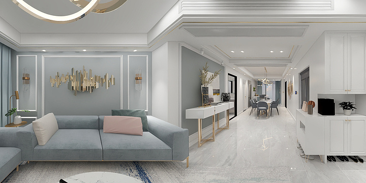 阿坦普特-东方都市轻奢-装修设计方案