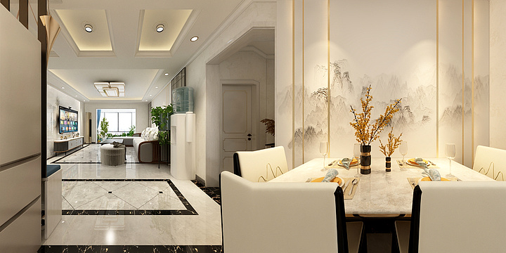 段少杰-伊宁市130-装修设计方案