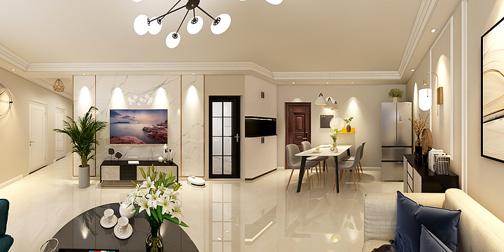 海尔老弟-印象南湖112.39-装修设计方案