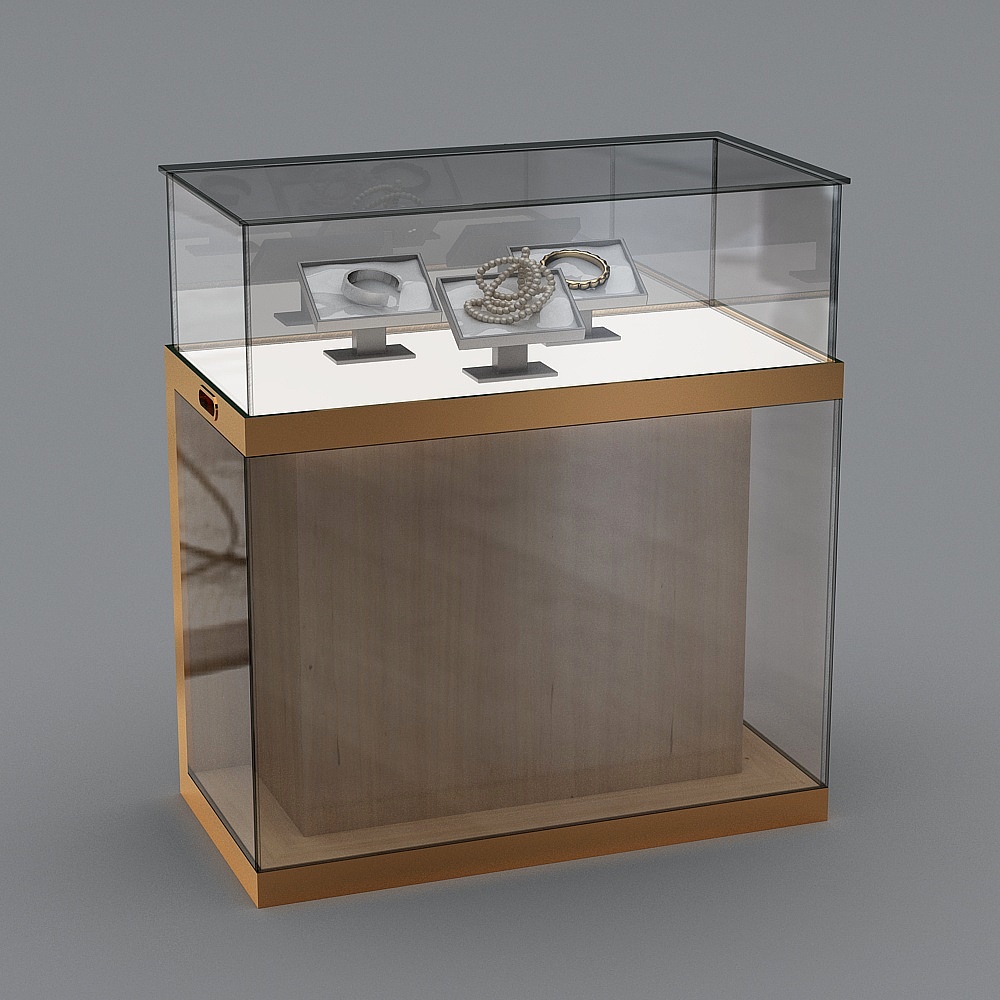 现代珠宝展示柜-1
