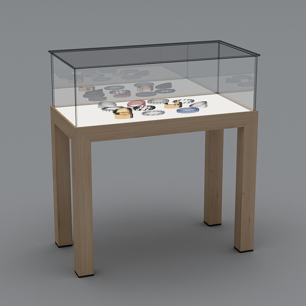 现代珠宝展示柜-2