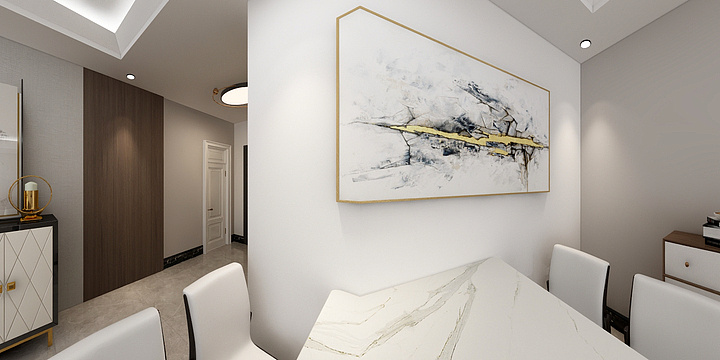 简易设计-77.09㎡-装修设计方案