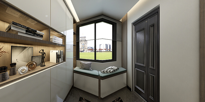 全屋整装效果-金茂首玺16-1707-装修设计方案