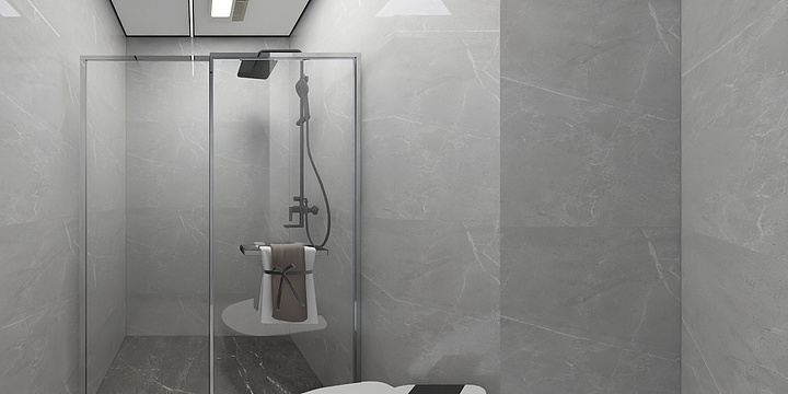 美的顶墙设计-新华徽府客卫湿区-装修设计方案