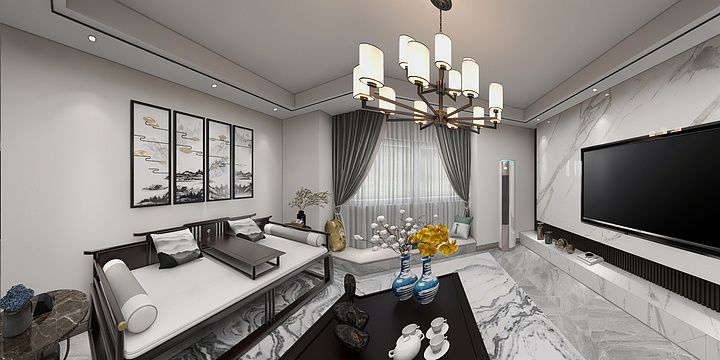 午夜光设QOBy-丽彩珠泉新城-装修设计方案