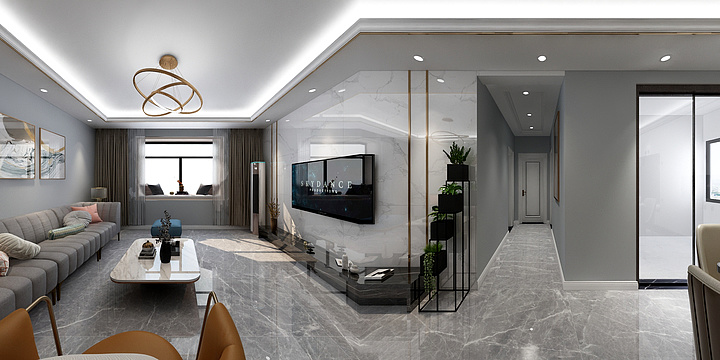 室合装饰-理想之城东中户136平-装修设计方案