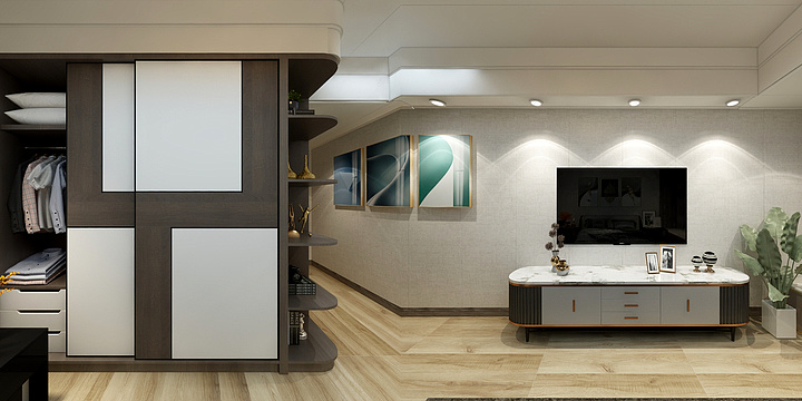 仰望辉煌Boss-东兴天鹅湖户型图-装修设计方案