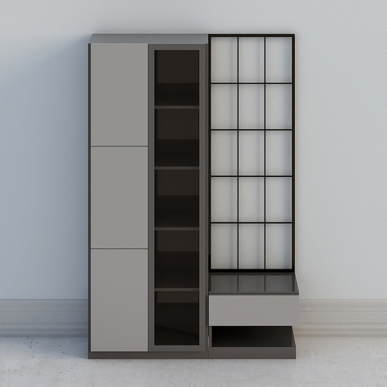 Modern shelf Cabinet Combined Cabinet