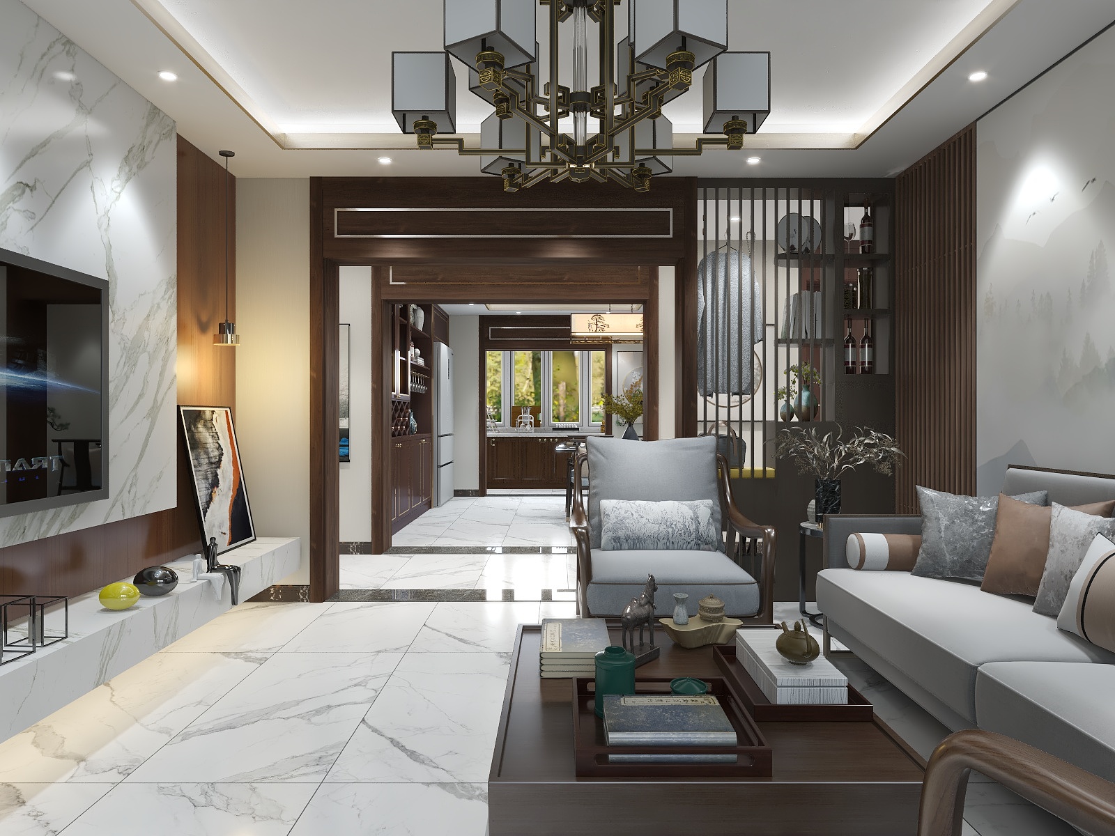 杨涛-KU静湖西区56装修效果图