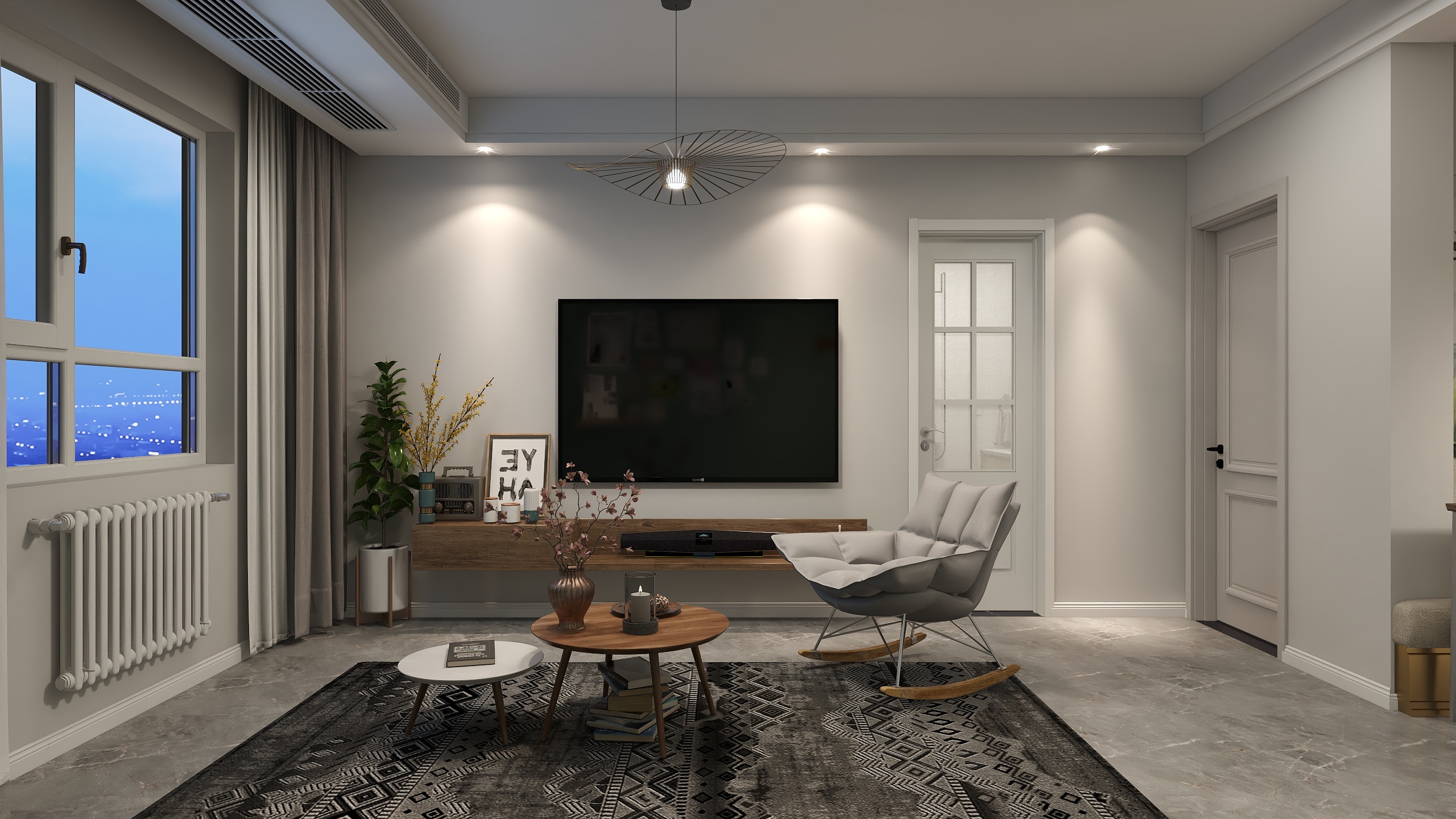 吴坚-北欧丨小确幸装修效果图