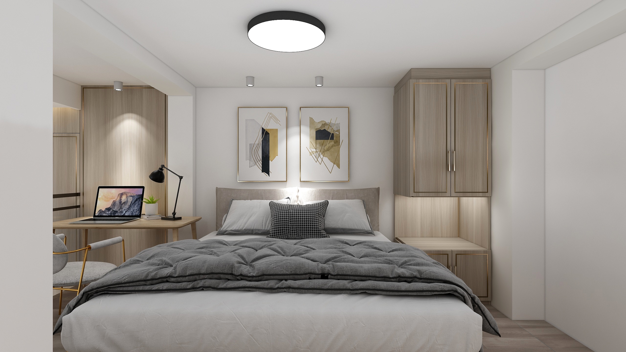 洛幔尼木作设计师秦忍超-碧桂园商品房2-装修设计方案