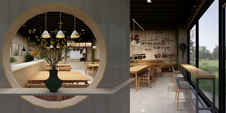 乾和设计小马-快餐店-装修设计方案