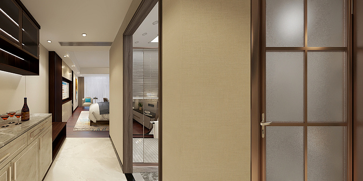 全案蔡设计-平湖-2105酒店-A布局-装修设计方案