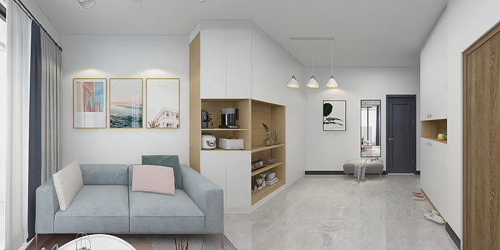 Humenleung-天河天朗居王小姐效果图 -装修设计方案