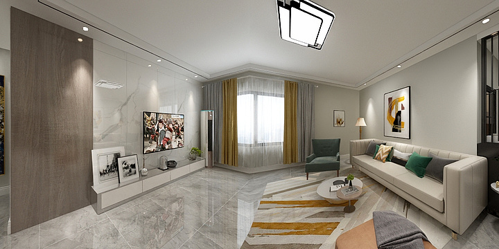 惠格帮装饰-滨水苑2号楼3室白-装修设计方案