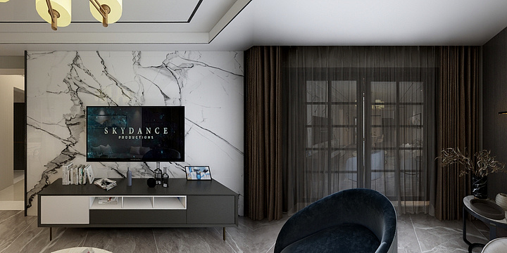 黎曼之家装饰公司-9栋204号房户型-装修设计方案