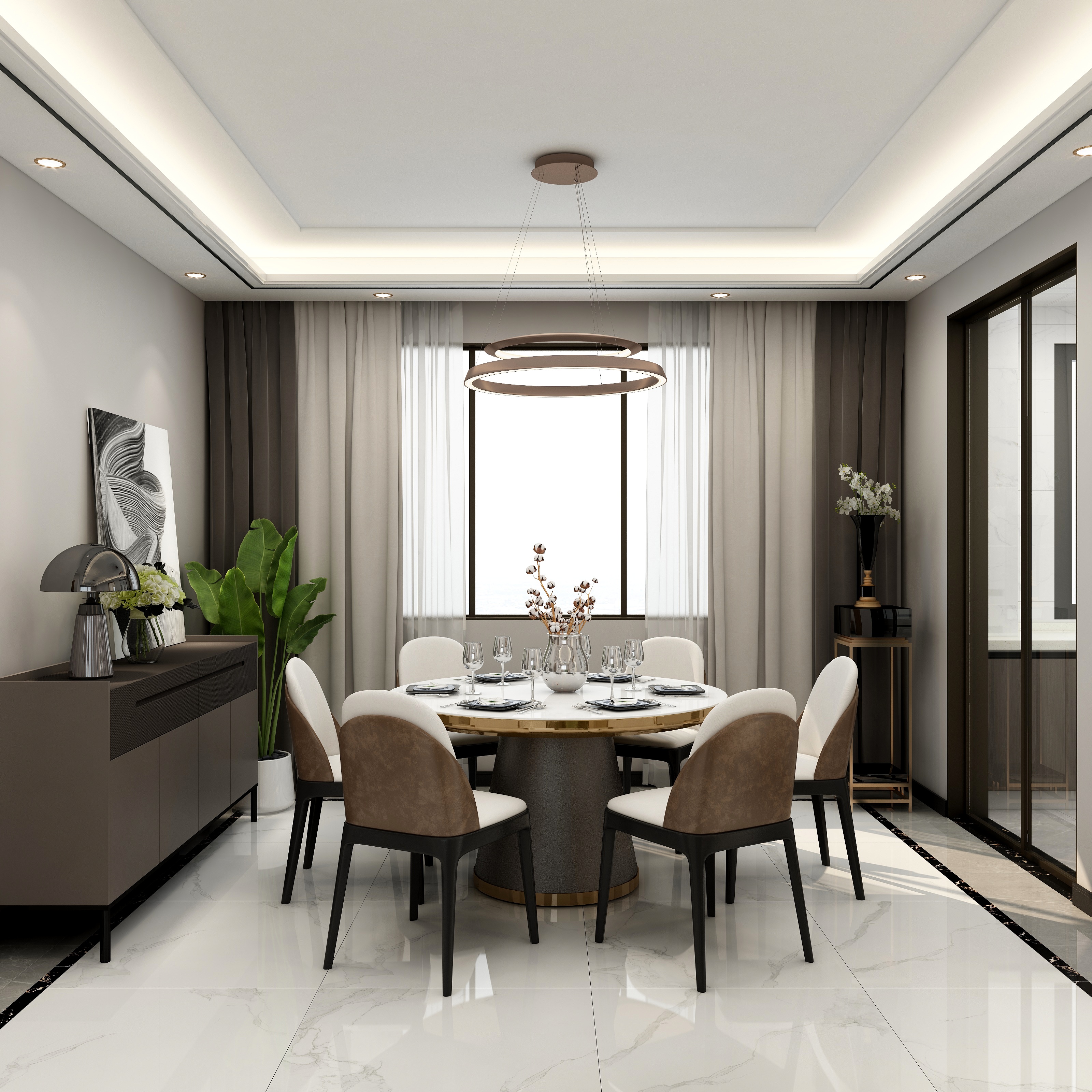 全屋整装效果-意式-装修设计方案