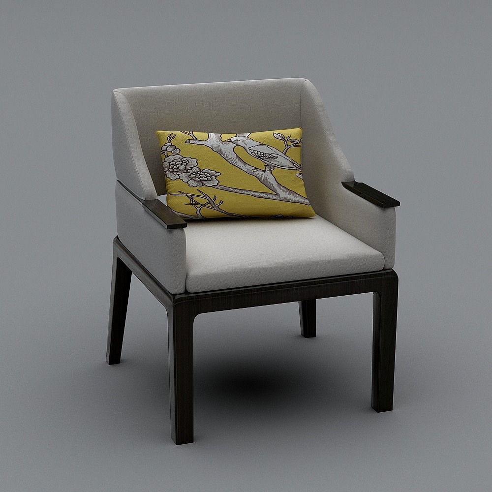 现代桌椅-椅子-113D模型