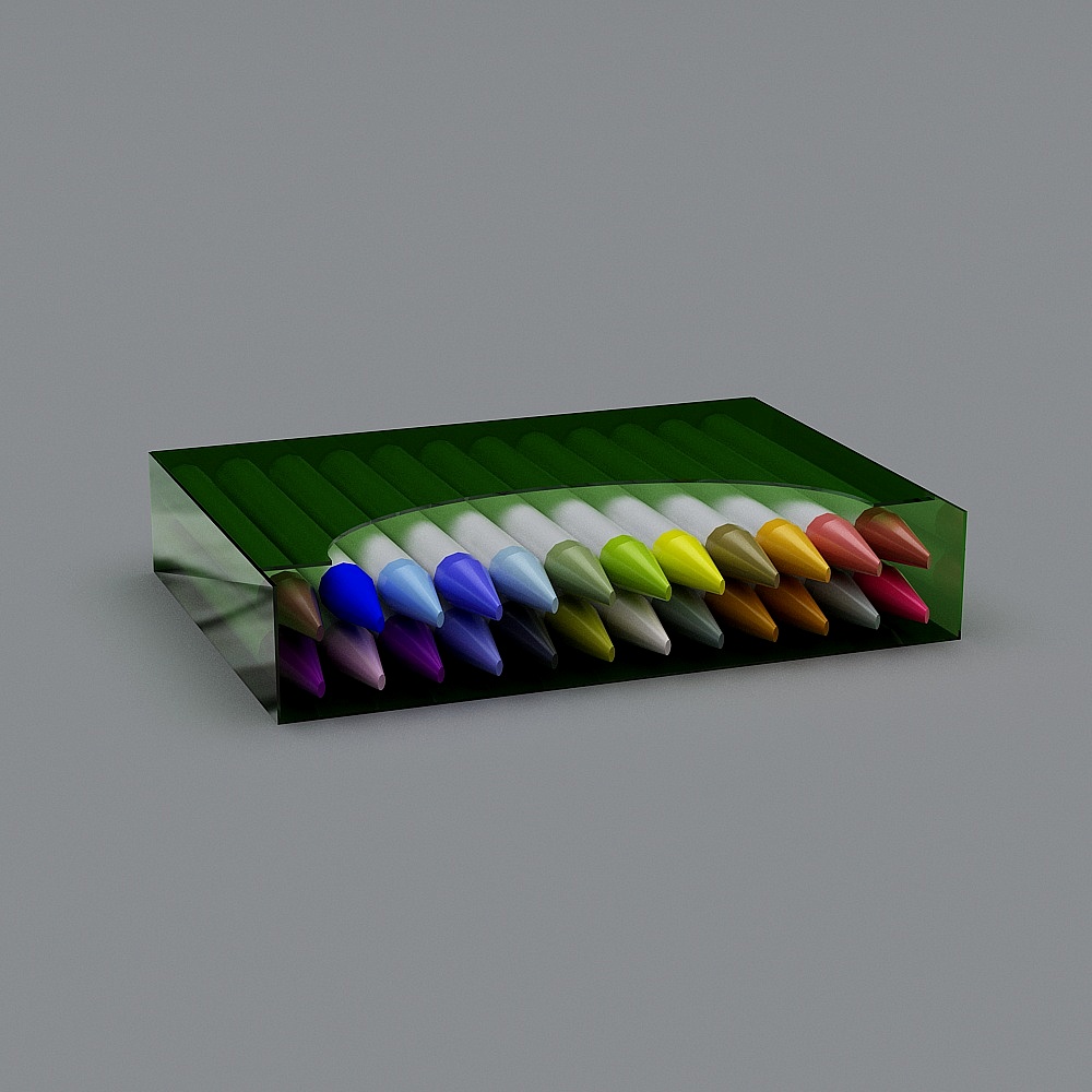 现代办公用品-83D模型