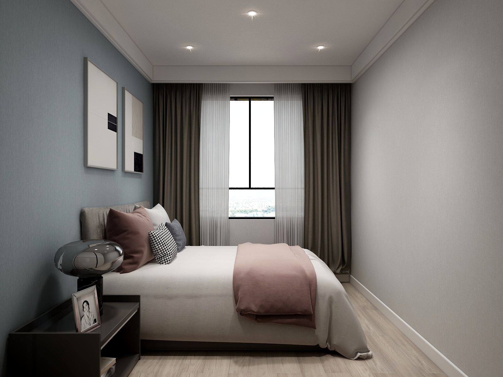 STARS星空设计-105方现代轻奢两厅三居装修效果图