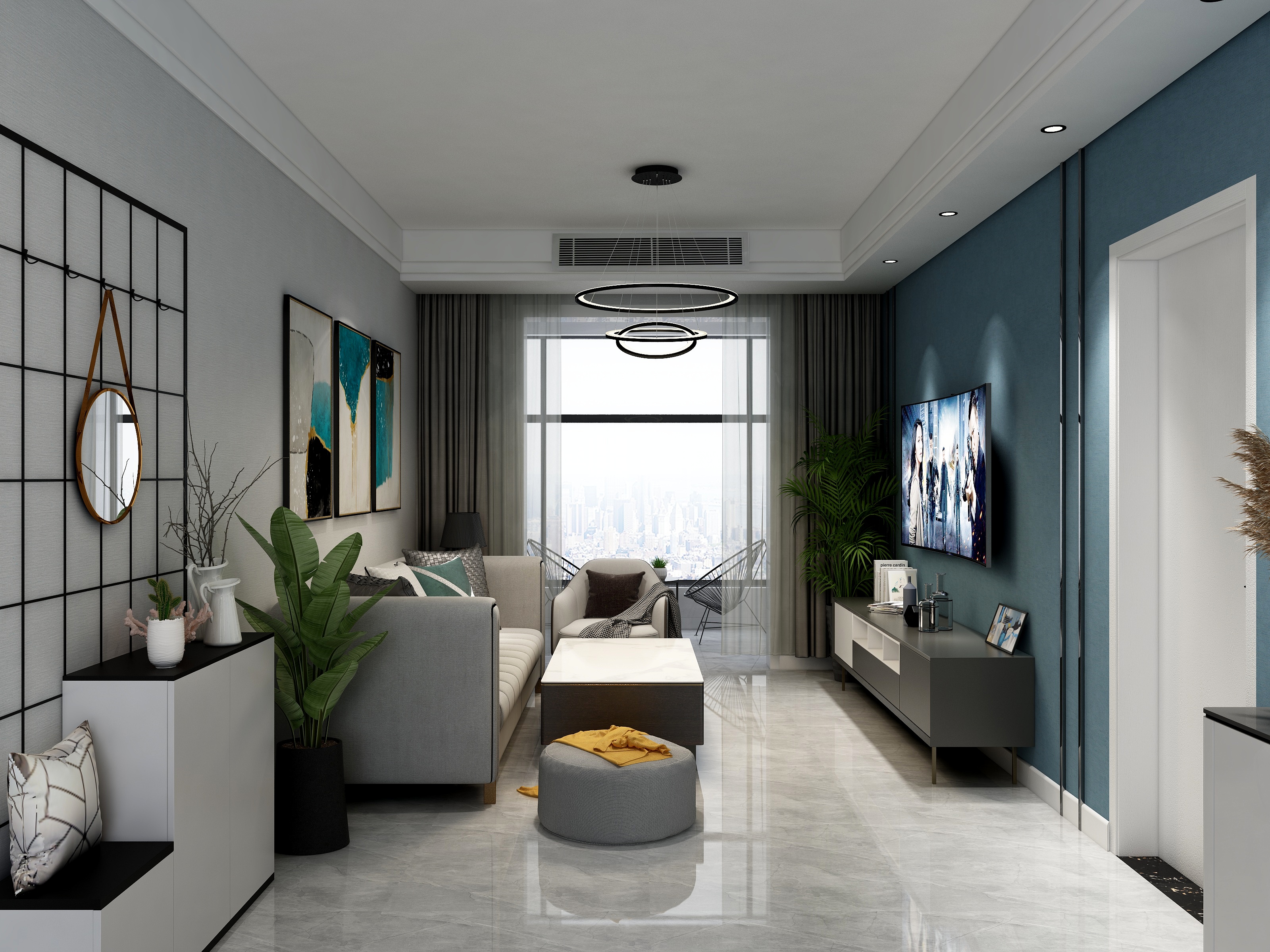 美居空间设计-铂金翰宫屈哥-装修设计方案