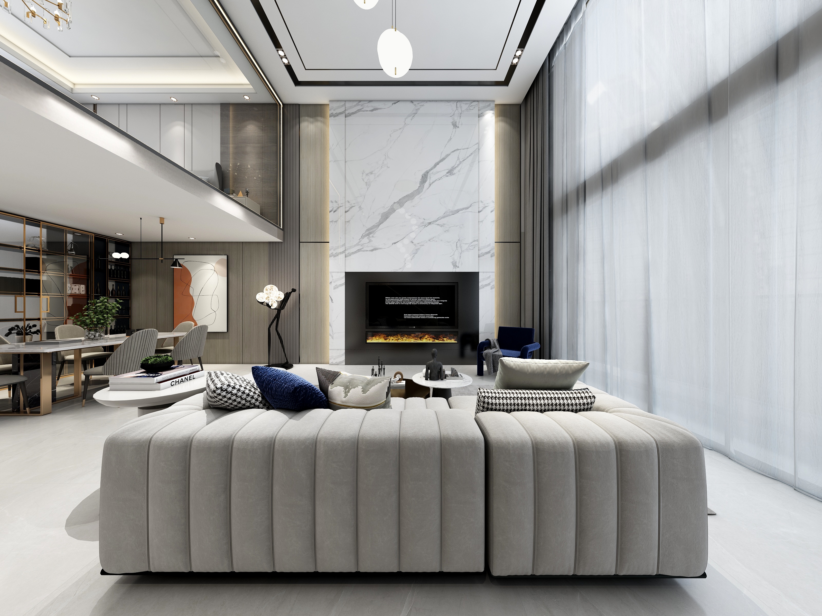 梅溪湖设wOli-表现02班复式楼样板间设计-装修设计方案