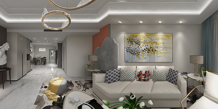 天雨设计-美利新世界-装修设计方案