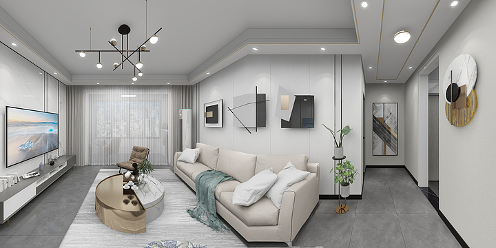 济南安华瓷砖旗舰店-华润紫云府-装修设计方案