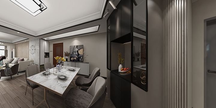 半殊-苏堤春晓名苑9-1401+01-装修设计方案