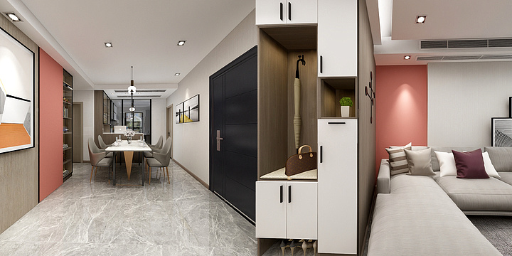 柚子味的西瓜-中交138平-装修设计方案