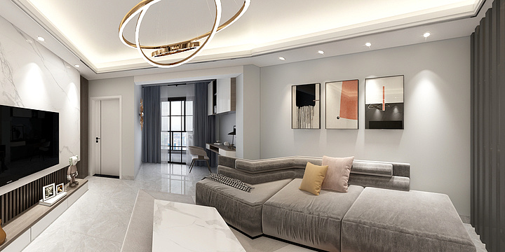 宁嘉文-86现代轻奢华瑞园-装修设计方案