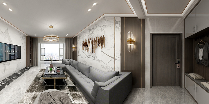 张文杰-盛世豪庭3期7-2-701-装修设计方案