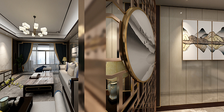 AO钢铁侠-新中式-装修设计方案