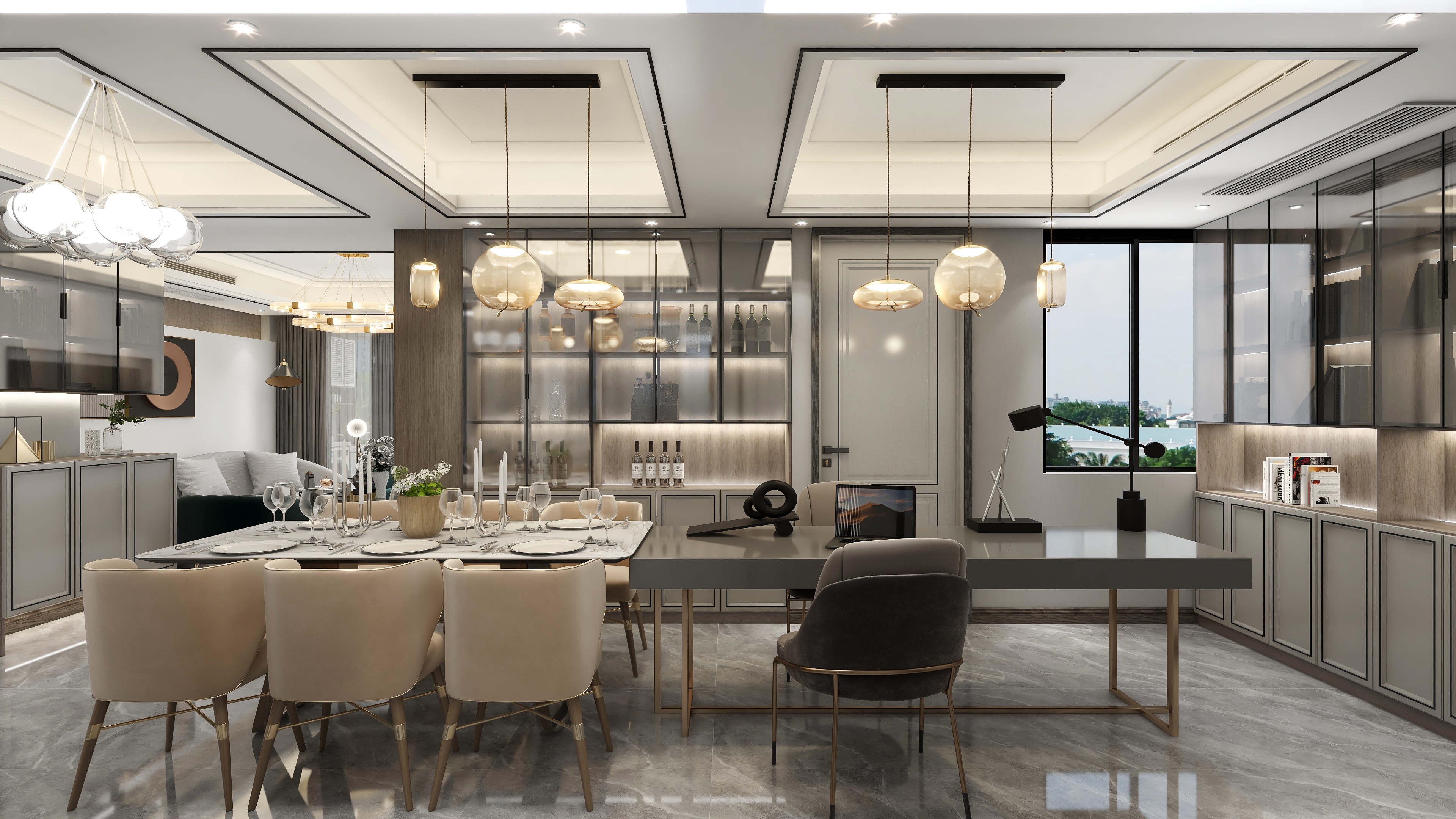 邹偕毓-惠泽苑-现代装修效果图