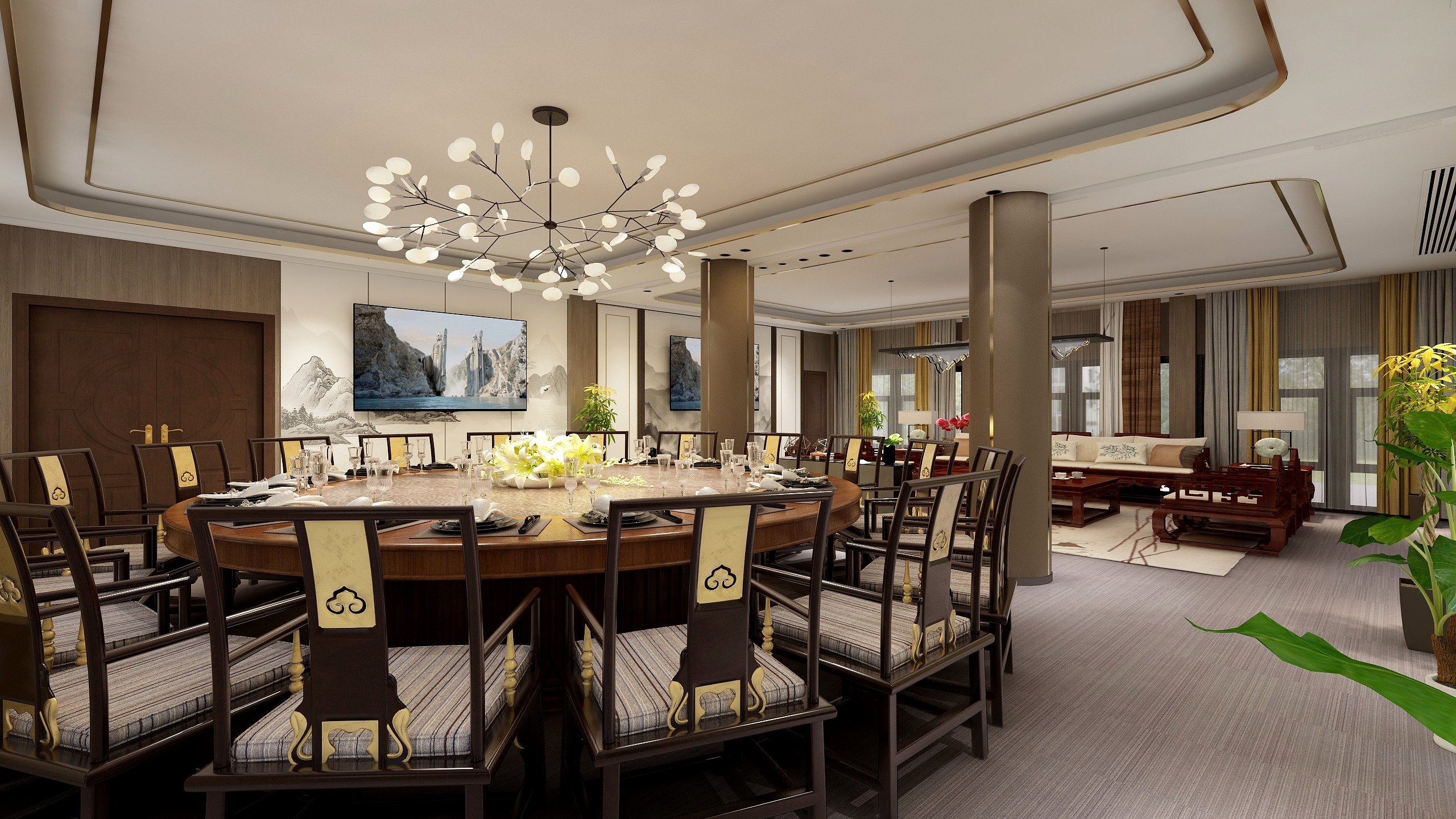 北辰空间.正向设计-建树集团扶绥厂区餐厅-装修设计方案