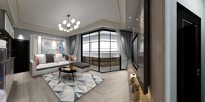 山西卓艺空间装饰-临钢小区52-1-501东-装修设计方案