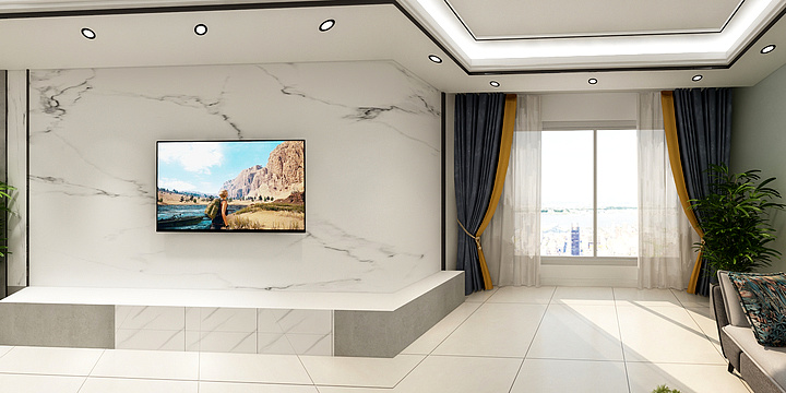 鼎艺设计施工工程部-迎宾花园100平-装修设计方案