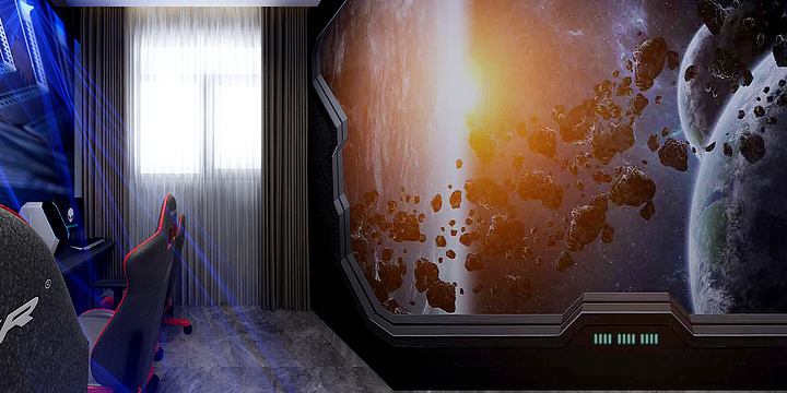 王玲设计工作室-电竞室第二种方案-装修设计方案