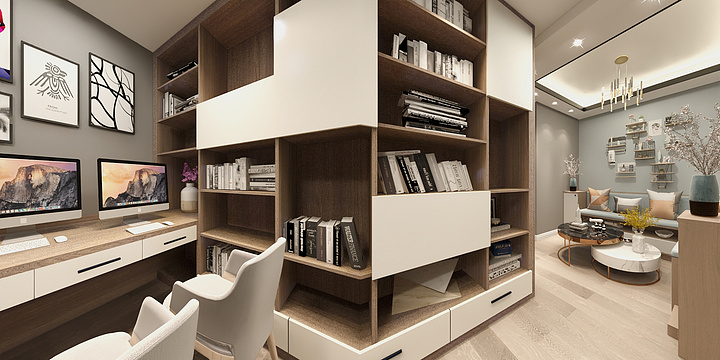 张家口建工-东草市店面出图-装修设计方案